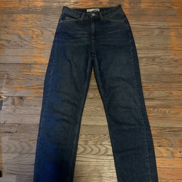 Topshop Moto Jeans Straight Leg - Picture 2 of 3